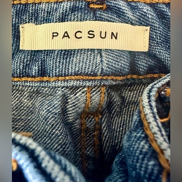 PacSun Mom Jean Women's 27 Blue Medium Wash​​​​​​ - Picture 6 of 7